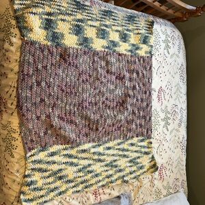 Handmade crocheted blanket